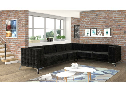 Corner sofa Chesterfield Sofa Upholstered Set Couch Living landscape L-shape Design new