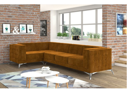 Textile sofa Couch Living landscape Suite Design Modern Sofa Corner sofa
