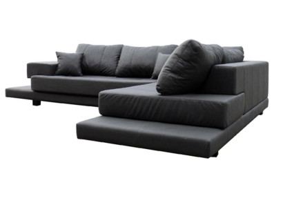 Design Esk Corner sofa L-shape Modern Sofas Leather sofa Couch Living landscape