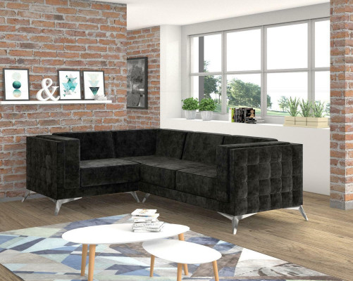 L-shape Couch Living landscape Corner sofa Suite Modern Design Sofa Textile Fabric new