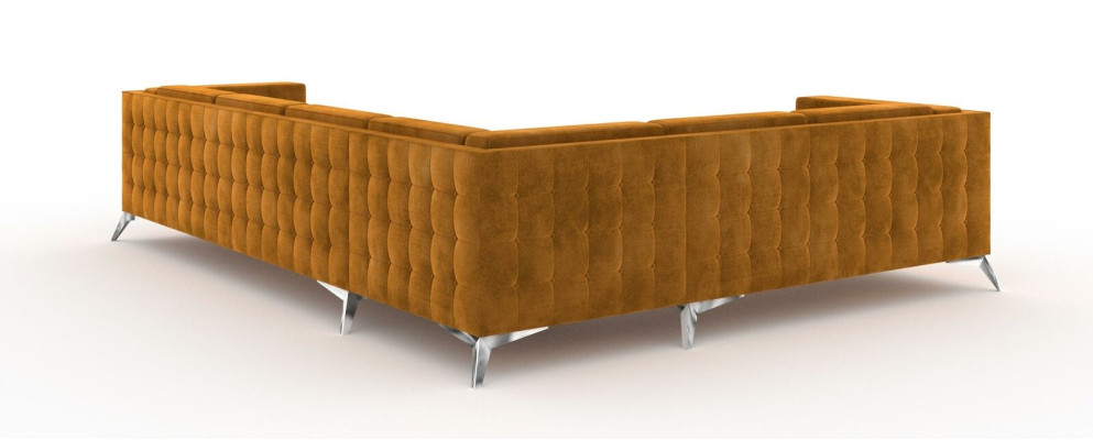 Corner sofa L-shape Fabric Couch Living landscape Suite Design Modern Sofa