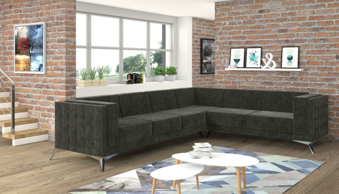 Design Esk Corner sofa L-shape Modern Sofas Fabric sofa Couch Living landscape