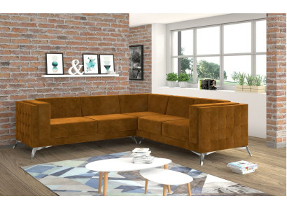 Corner sofa Living landscape Design Sofa Couch Upholstery Seat Suite Textile
