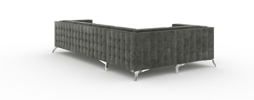 Corner sofa Chesterfield sofa upholstered sofa couch living landscape decoration L-shape