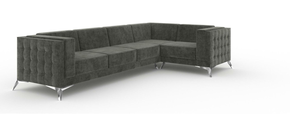 Corner sofa Chesterfield sofa upholstered sofa couch living landscape decoration L-shape