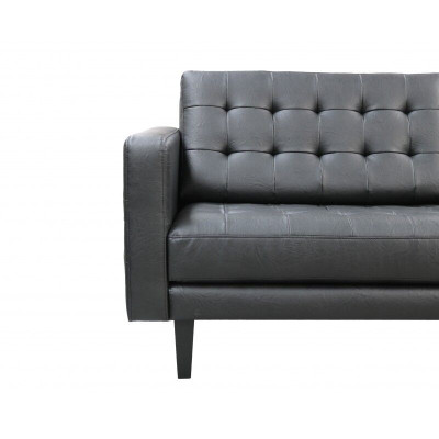 Design Modern Chesterfield Suite Sofa Couch Upholstery Leather Sets 3+2 new