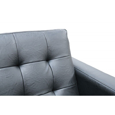 Design Modern Chesterfield Suite Sofa Couch Upholstery Leather Sets 3+2 new