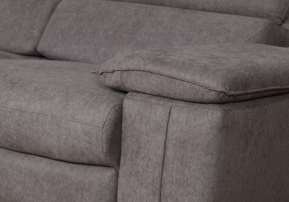 Design Corner sofa L-shape Bed function Couch Leather Textile Sofa Multifunction