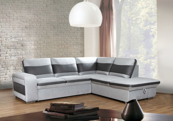 Corner sofa Corner Choice Leather Fabric Upholstery Textile Bed Kasten Couch Sofa Corner
