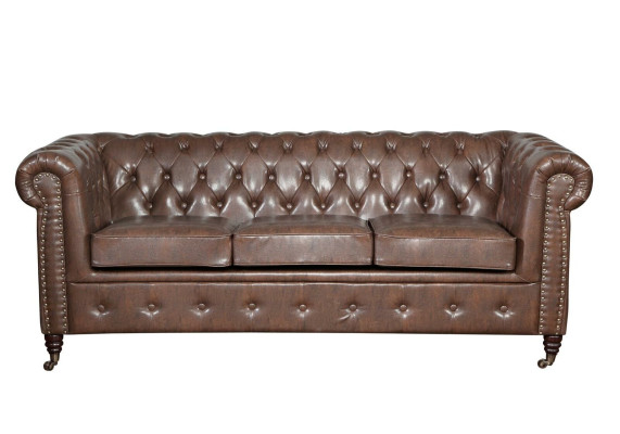 Chesterfield Sofa set Sofa Couch Upholstery 3 2 Seater Leather Sofas Fabric new
