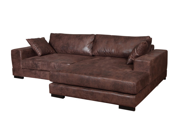 Big Sofa Couch Corner sofa Vintage xxl Upholstery Corner Suite Living landscape