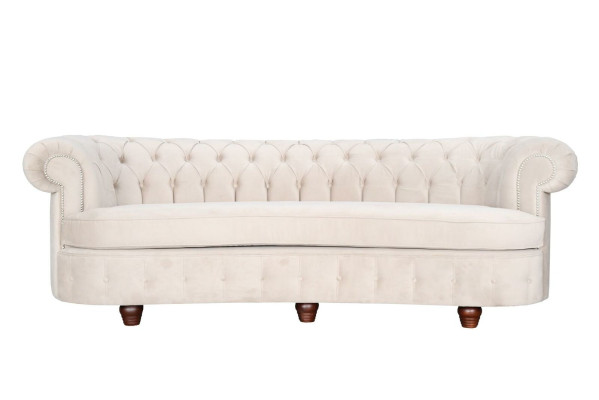 Chesterfield 3 Seater Designer Upholstery Couch Sofa Sofas Couches Textile Fabric new