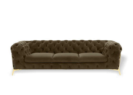 Sofa 3 Seater Design Sofas Upholstery Couches Leather Relax Chesterfield Seat Furniture