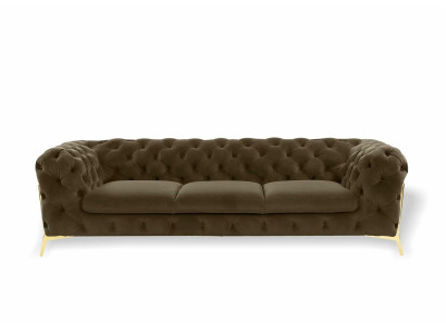 Sofa 3 Seater Design Sofas Upholstery Couches Leather Relax Chesterfield Seat Furniture