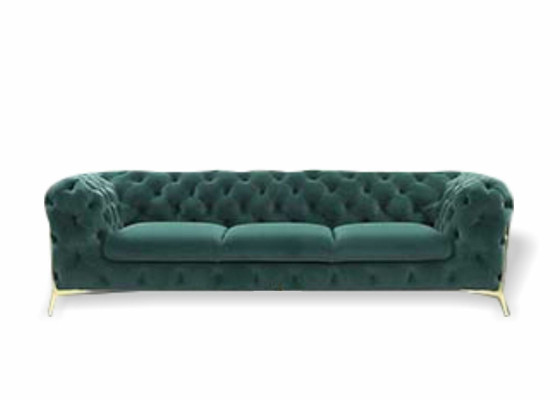 Sofa 3 Seater Design Sofas Upholstery Couches Leather Relax Chesterfield Seat Furniture