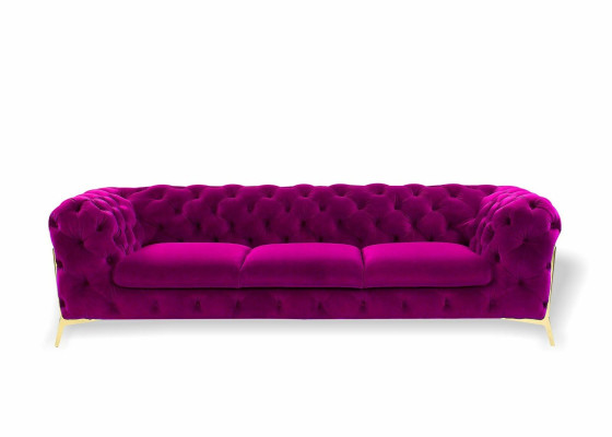 Sofa 3 Seater Design Sofas Upholstery Couches Leather Relax Chesterfield Seat Furniture