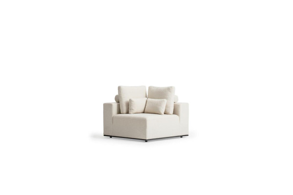Corner sofa Sofa L-shape Upholstered sofa Living room Design Modern Textile Furniture