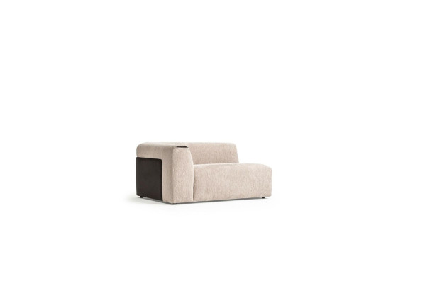 Corner sofa U-shape Living room Sofa Couch Beige upholstered sofa Living landscape