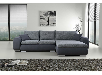 Corner sofa Bed function Couch Gray Upholstery Couches Textile Sofas Sofa