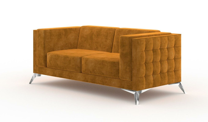 Two-seater 2 Seater Chesterfield Upholstery Couch Fabric Couches Sofa Seat Suite