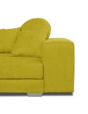 Yellow Corner sofa Corner sofa Corner suite Upholstery Sofa Couches Sofas Living landscape
