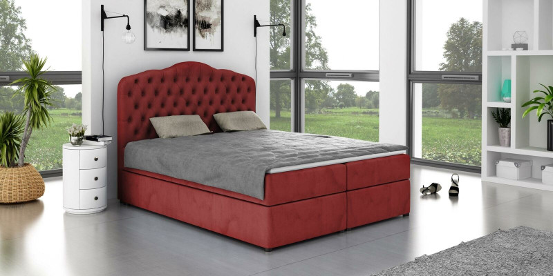 Designer Bed Chesterfield Hotel Beds Double Sleep Room Luxury