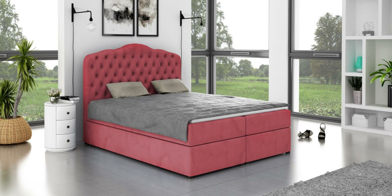 Designer Bed Chesterfield Hotel Beds Double Sleep Room Luxury
