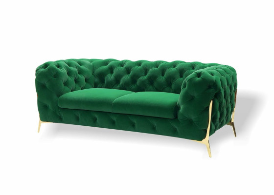 Sofa 2 Seater Classic Chesterfield Sofas Couches Upholstery Two-seater Seat new