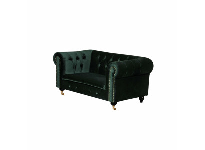 Chesterfield 2 seater classic luxury decorative rococo baroque sofa textile
