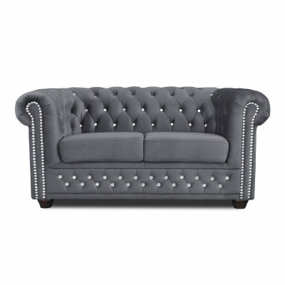 Chesterfield York Blink with Bed function Textile Couch Upholstery Sofas Couches new