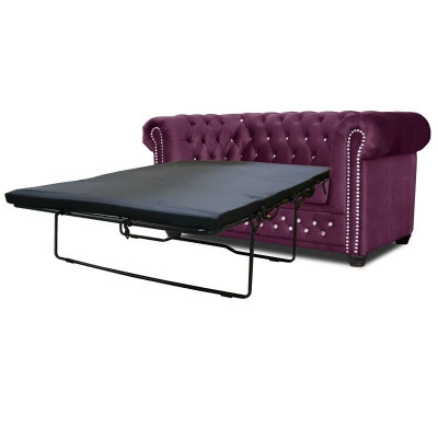 Chesterfield York Blink with Bed function Textile Couch Upholstery Sofas Couches new
