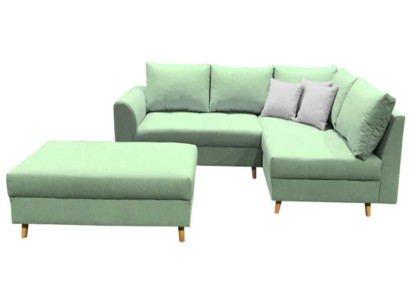 Corner sofa L-shape Sofa Couch Upholstery Sofas Living landscape Fabric sofa Stool