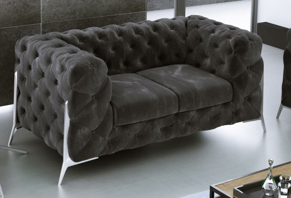 Chesterfield Couch 2 Seater Upholstery Seat Fabric Textile Couches Leather Sofas Sofa
