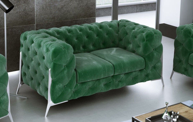 Chesterfield Couch 2 Seater Upholstery Seat Fabric Textile Couches Leather Sofas Sofa