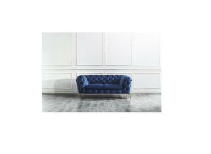 Luxury 2 Seater Couch Upholstery Sofa Leather Fabric Couches Chesterfield Suite new