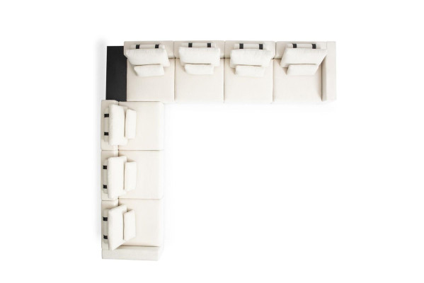 Fabric sofa Corner sofa L-shape Couch Upholstered furniture Relaxation sofa Large sofa