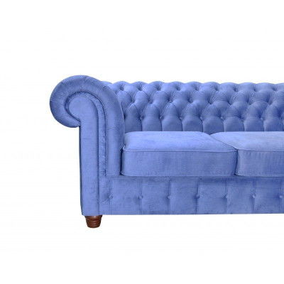 Design classic Chesterfield Big XXL 3 Seater Couch Leather Textile Sofas Couches