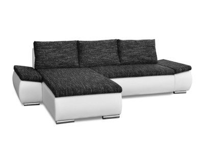Design Modern Corner sofa L-shape Bed function Couch Leather Textile Sofas new
