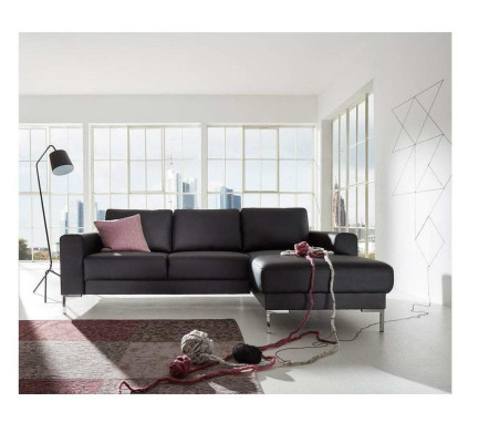 Leather L-shape Couch Living landscape Corner sofa Suite Design Modern Sofa