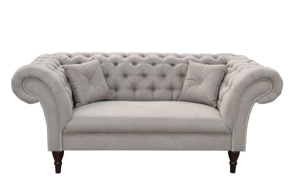 new 2 Seater Chesterfield Upholstery Couch Fabric Couches Sofa Seat Suite
