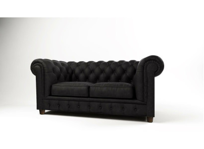 Design Chesterfield Sofa 2 Seater Couch Upholstery Leather Sofas Living room