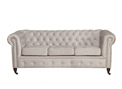 Design Classic Chesterfield Upholstery Sofa Couch Suite 3 Seater Leather Sofa new