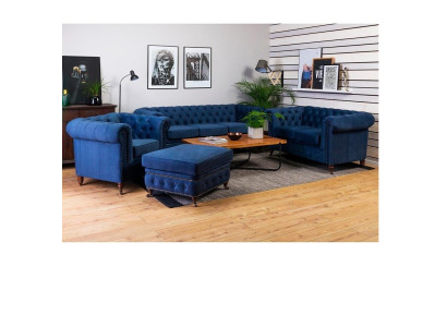 Chesterfield 3 Seater Couch Upholstery Couches Seat Living room Sofa Three-seater new