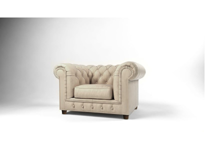 Elegant Design Chesterfield Upholstery Armchair TV Seat Lounge Club Textile