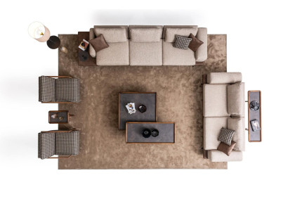 Large UpholsteredSeating group Five Seater Three Seater Armchair Living room furniture Set