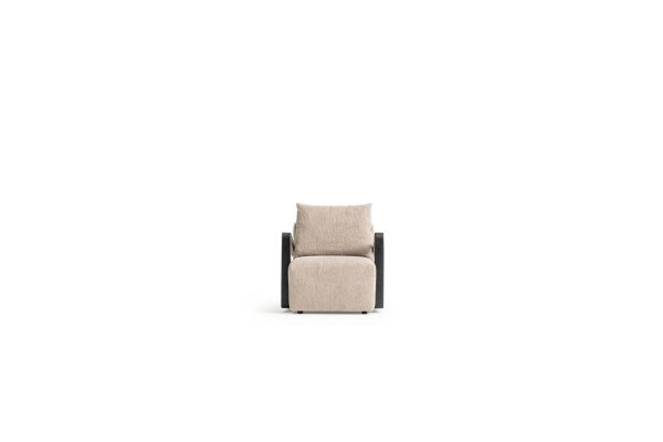 Seating group Taupe Living room Living landscape Upholstered furniture L-shape 3-piece