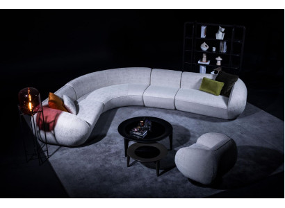 Gray corner sofa set Living room upholstered sofa luxury corner sofa group sofa