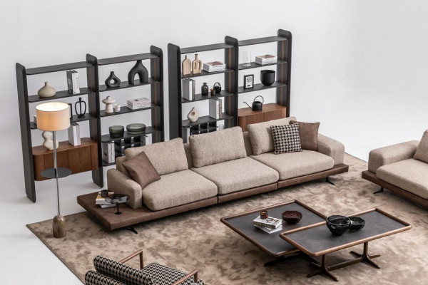 Modern sofa set Living landscape Living room Sofas five-seater