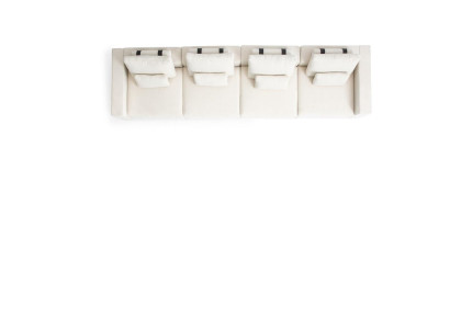 White Six Seater Luxury Textile Sofas Living room Modern Seating group