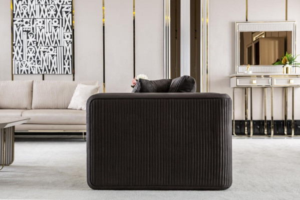 Couch Three Seater Sofa Furniture Luxury Sofas Couches Metal Textile Living room